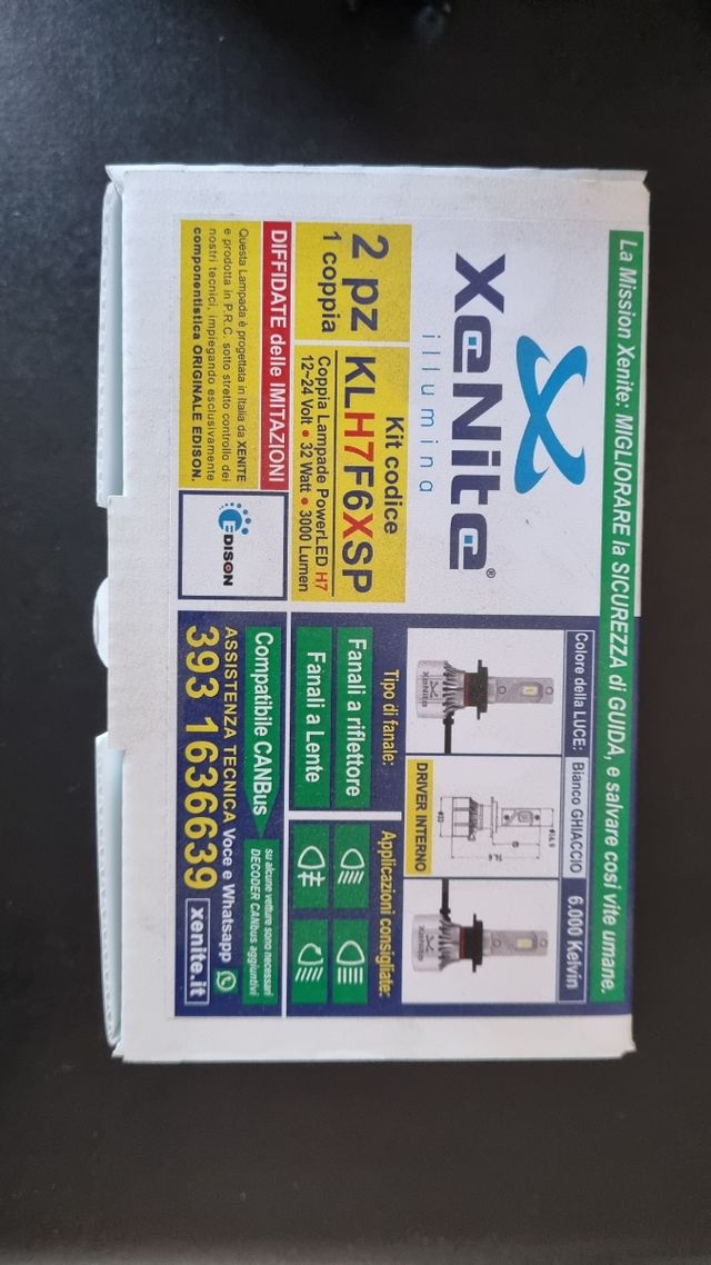 Kit lampadine LED H7