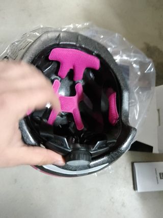 Caschetto da ragazzina tg 52-57cm rosa