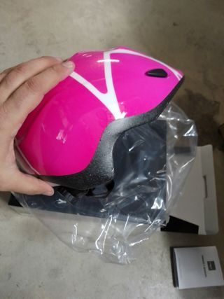 Caschetto da ragazzina tg 52-57cm rosa