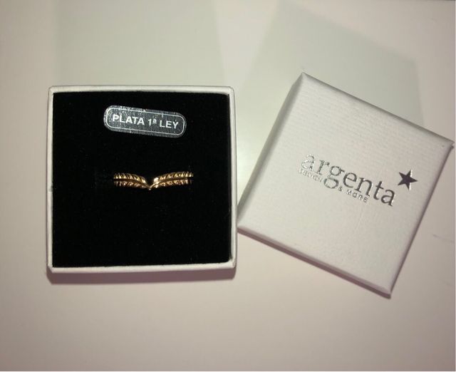 Anillo de plata de 1° ley Argenta