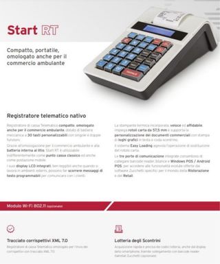 registratore di cassa telematico italstart