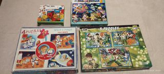 Lote de 9 puzzles infantiles 