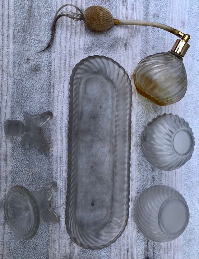 conjunto de tocador vintaje