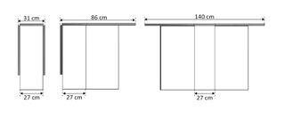 Super Oferta!! Mesa abatible, extensible, alas