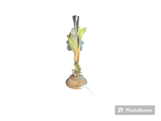 LAMPARA VINTAGE MESITA DE NOCHE CON FORMA DE FLOR