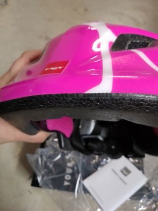 Caschetto da bici da bimba nuovo buono