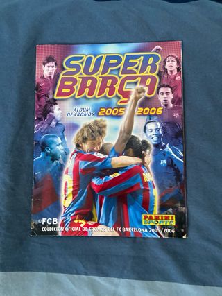 Álbum de cromos Super Barça