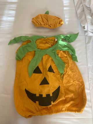 disfraz de calabaza niñ@