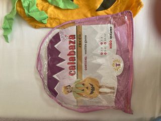 disfraz de calabaza niñ@