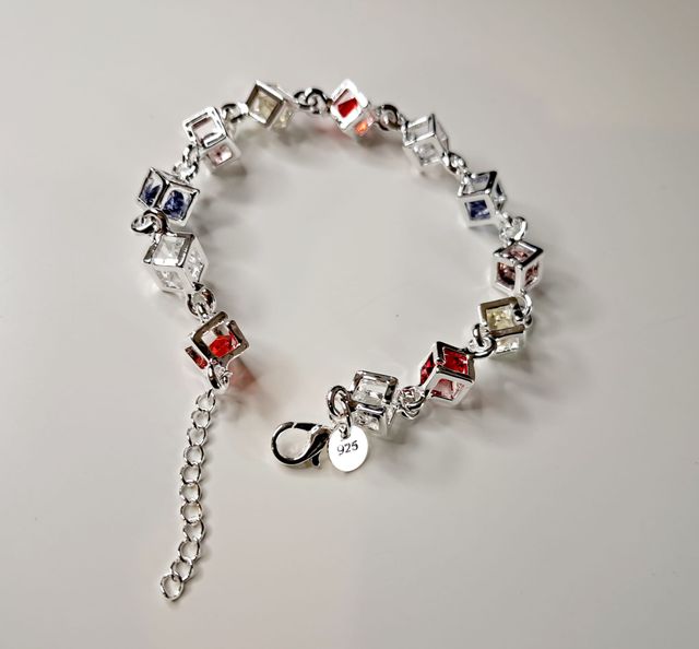 PULSERA PLATA 925 CON CIRCONITAS