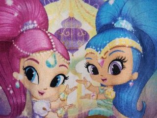 Lote Shimmer Shine Nickelodeon libro poncho paragu