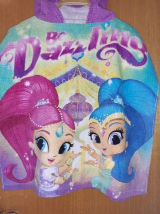 Lote Shimmer Shine Nickelodeon libro poncho paragu