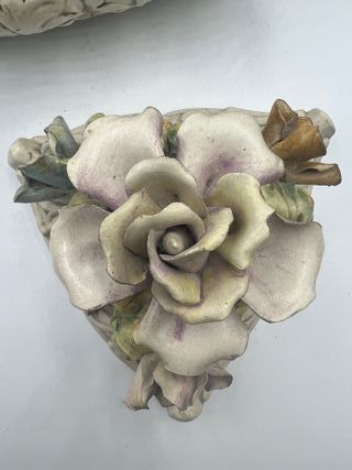 Portagioie vintage ceramica V Bassano 