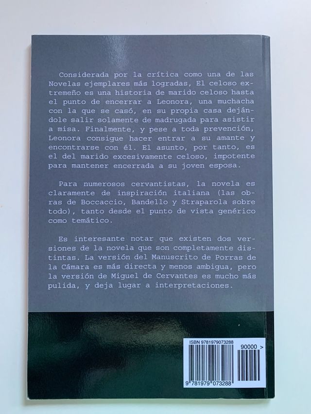 El celoso extremeño de Miguel de Cervantes