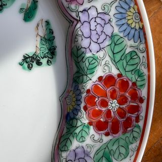 plato oriental _ pintado a mano