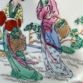 plato oriental _ pintado a mano