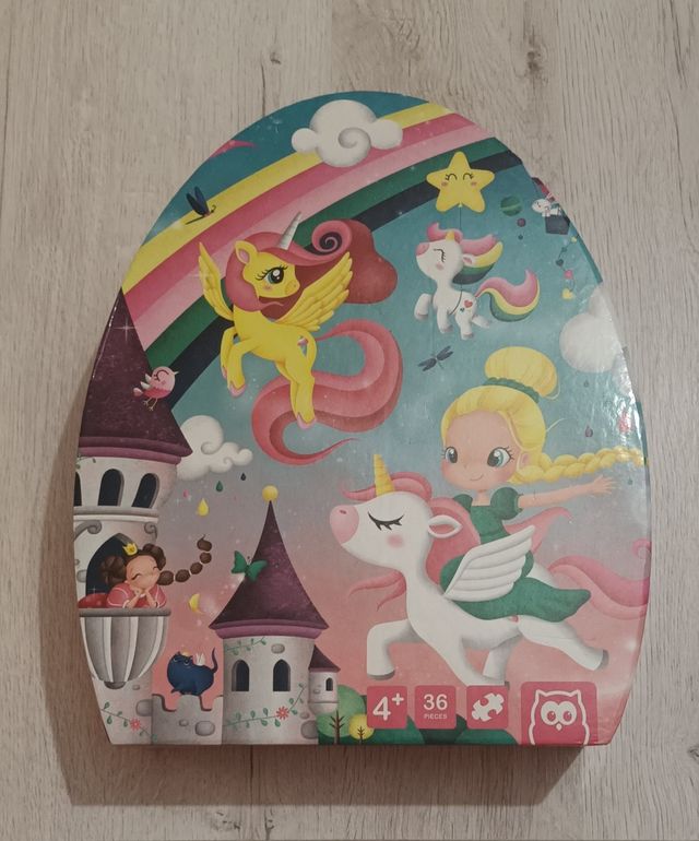Puzzle unicornios niña