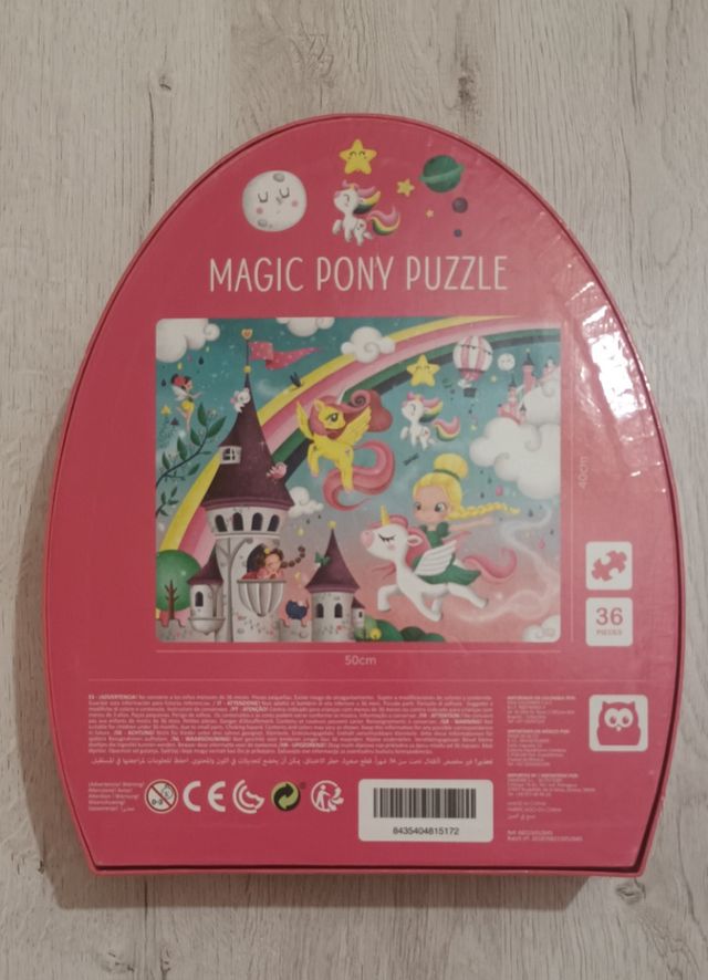 Puzzle unicornios niña