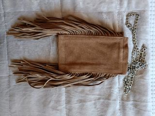 Bolso bandolera con flecos