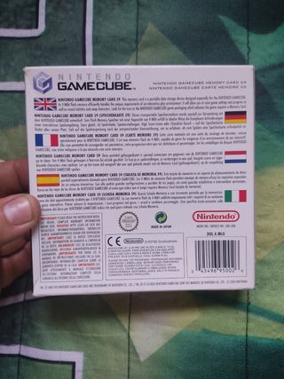 Memory card Gamecube nueva