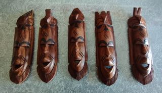 Máscaras africanas de madera (5)