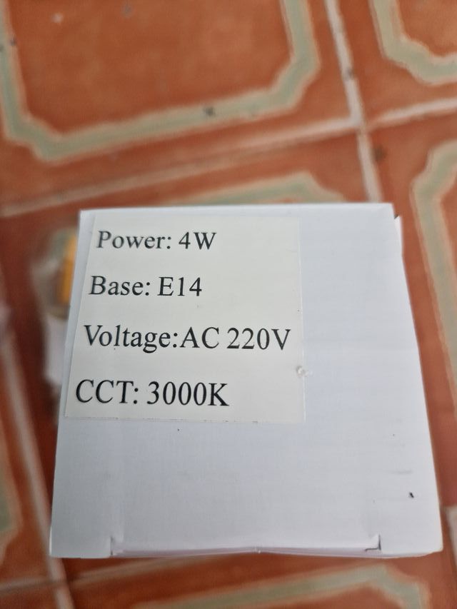 5 Lampadine LED a filamento 4w