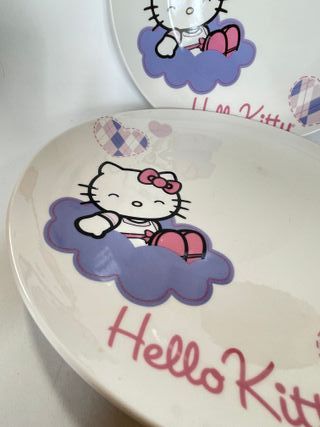 Sanrio 1976 platos de Hello Kitty