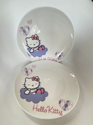 Sanrio 1976 platos de Hello Kitty