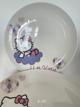 Sanrio 1976 platos de Hello Kitty