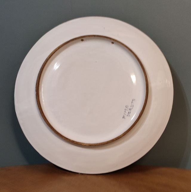 Grande piatto ceramica Fima Deruta vintage