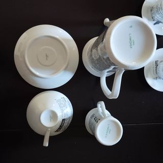 Juego té/café porcelana fina limoges DAE