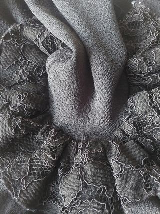 Top Manga Larga Volantitos