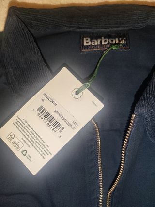 Chaqueta fina / sobrecamisa Barbour t. XL nueva 