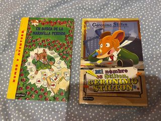 libros 1 y 2 Geronimo Stilton