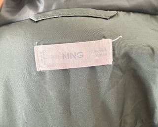 Abrigo acolchado talla S Mango