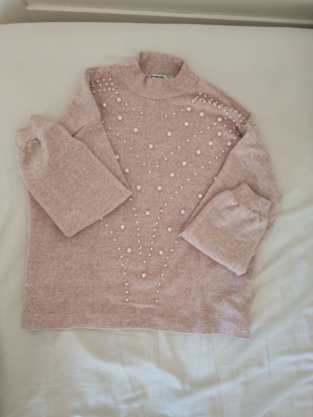 Jersey Rosa palo, Stradivarius, S