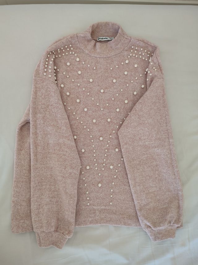 Jersey Rosa palo, Stradivarius, S