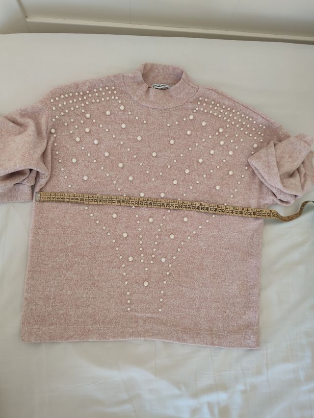 Jersey Rosa palo, Stradivarius, S