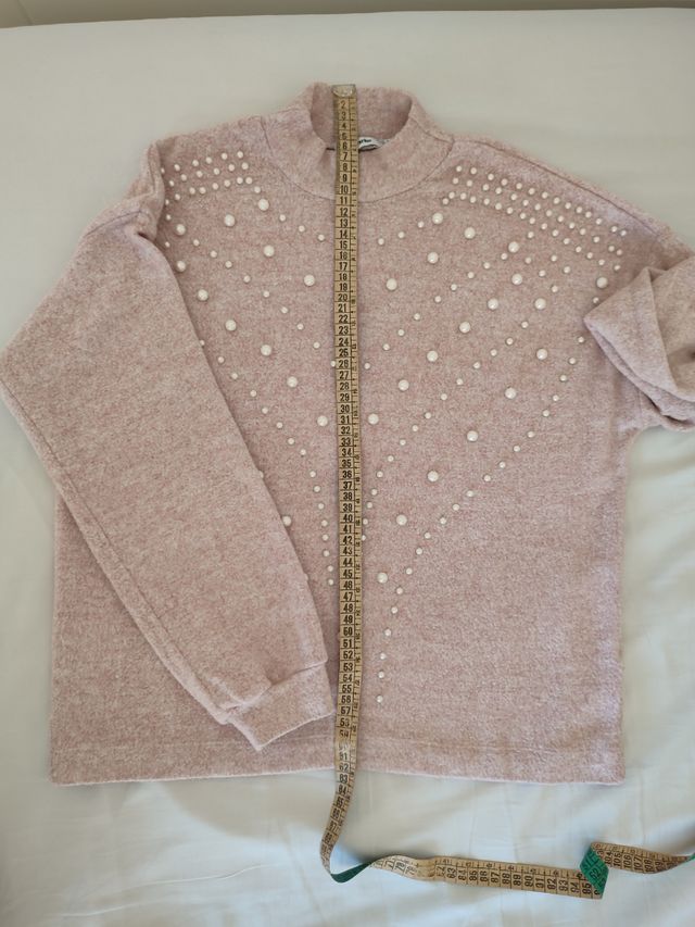 Jersey Rosa palo, Stradivarius, S