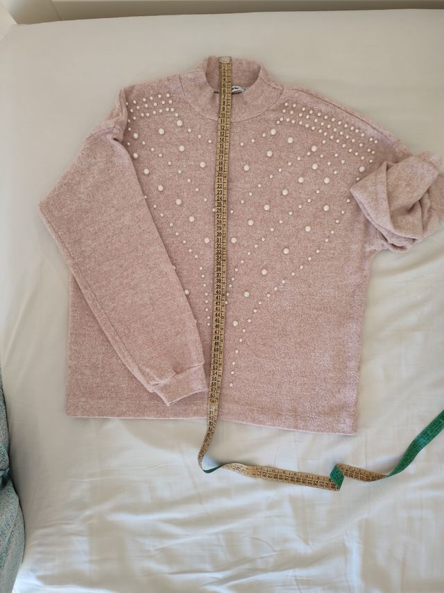 Jersey Rosa palo, Stradivarius, S