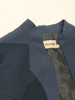 Torera azul para boda