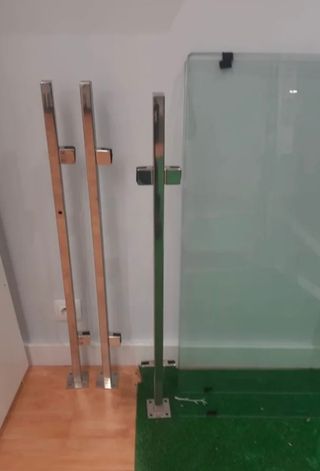 Valla de vidrio para local comercial