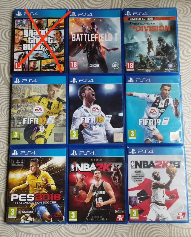 Pack Juegos PS4 *Negociable**Individual o pack*