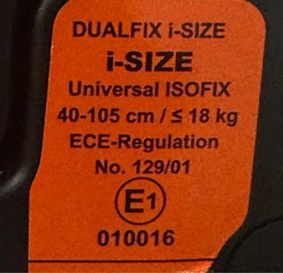 Silla de coche Britax Römer Dualfix I-Size