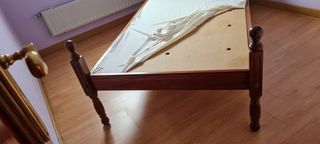 CAMA DE MADERA 90 cm