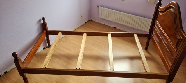 CAMA DE MADERA 90 cm