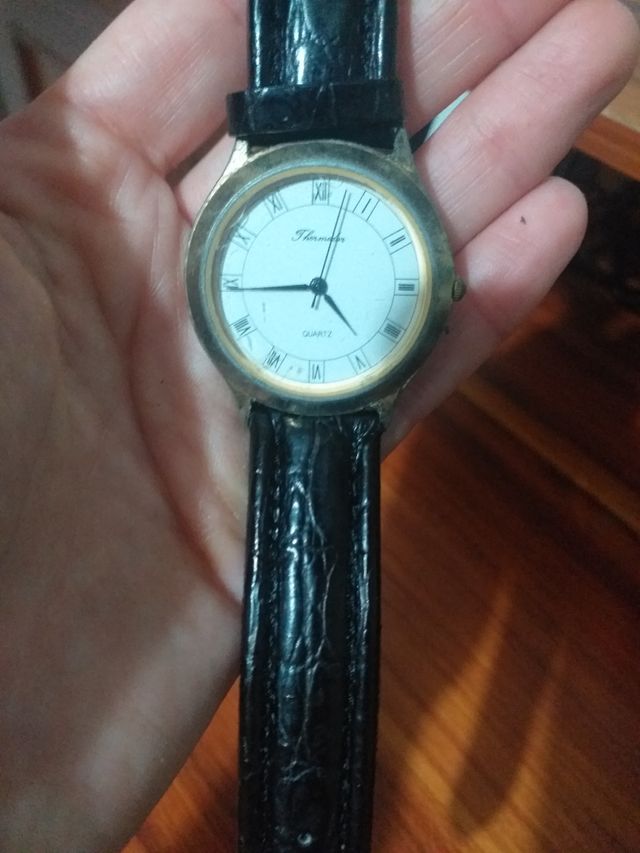 Reloj thermidor con correa de cuero