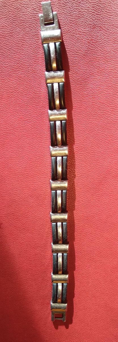 Bracciale uomo STEEL caucciù e acciaio