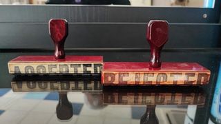 sellos vintage antiguos usados en ingles