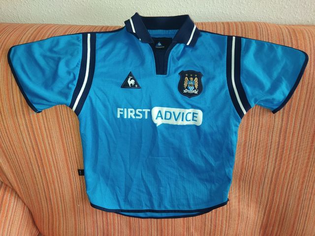 Camiseta MANCHESTER CITY 2002-03 NIÑOS